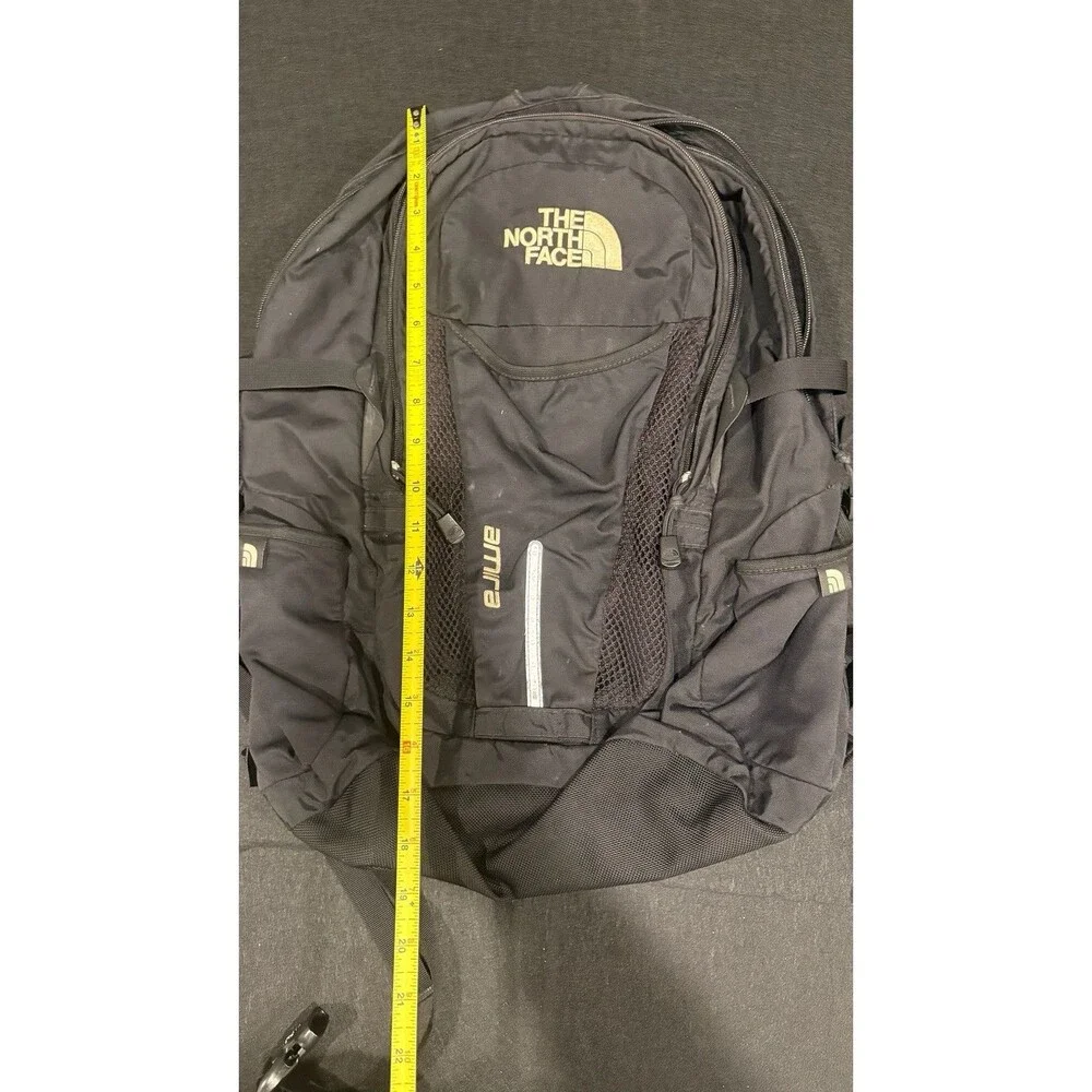 The North Face Amira Multi-Pocket Backpack Black Rare borealis jester school